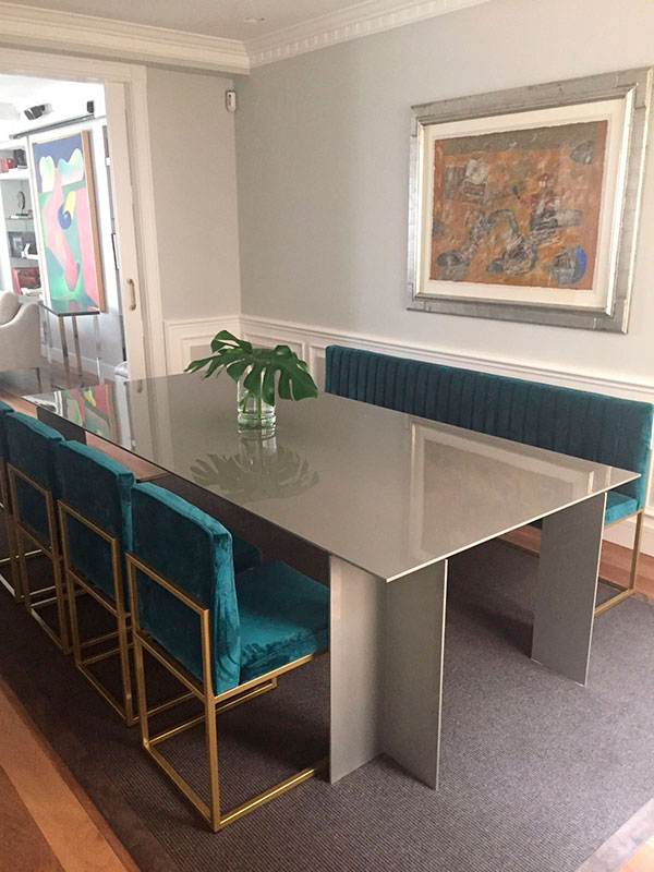 vista de comedor tras la reforma